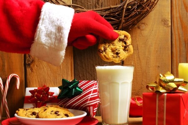 Santa Loves Milk And Cookies!