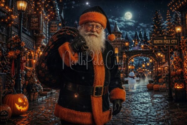 Santa Claus Prepares The North Pole For Halloween